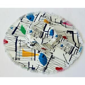 Frances Valentine Canvas Fringe Hat ~ La Cage